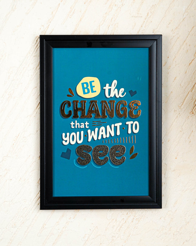 Motivational Quotes Wall Hanging Frames - 10x14 inch - WBG2005-11