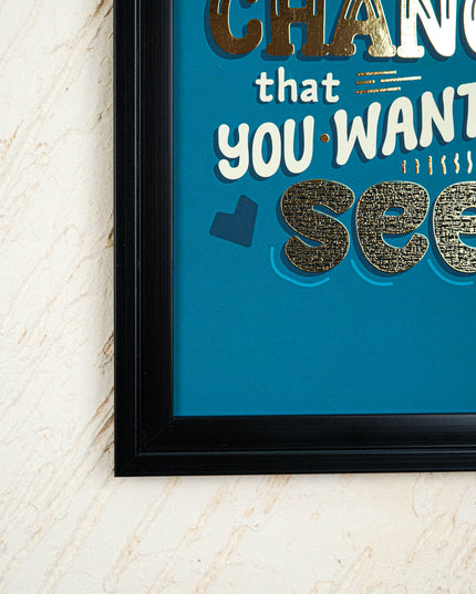 Motivational Quotes Wall Hanging Frames - 10x14 inch - WBG2005-11