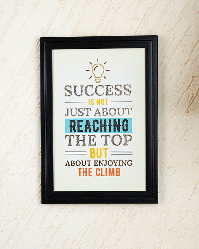 Motivational Quotes Wall Hanging Frames - 10x14 inch - WBG2005-2