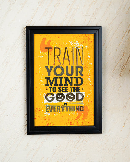 Motivational Quotes Wall Hanging Frames - 10x14 inch - WBG2005-6