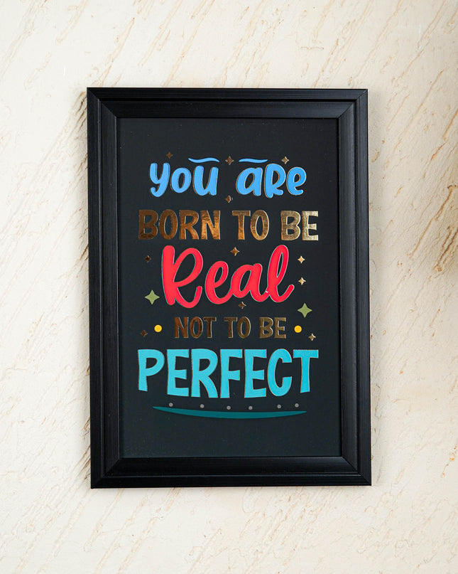 Motivational Quotes Wall Hanging Frames - 10x14 inch - WBG2005-8
