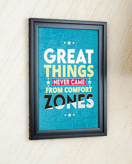 Motivational Quotes Wall Hanging Frames - 10x14 inch - WBG2005-9