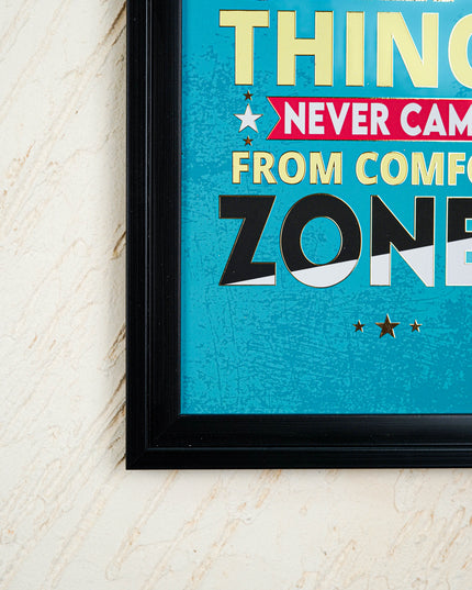 Motivational Quotes Wall Hanging Frames - 10x14 inch - WBG2005-9