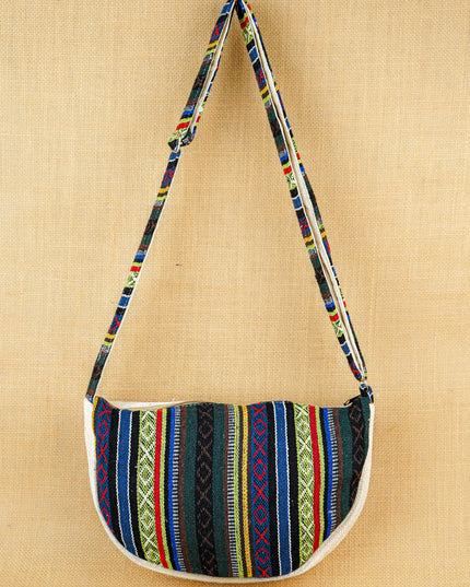 Jacquard Sling Bag - 11X8 inch - WBG2006