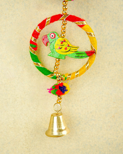Parrot Thoran with Bell - Set of 2 - 15 inch - WBG2011