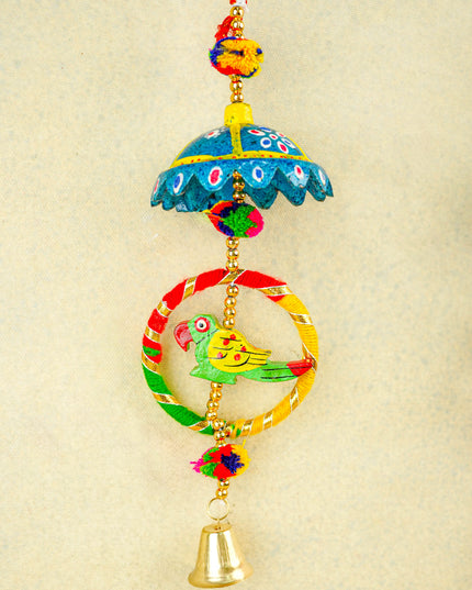 Parrot Thoran with Bell - Set of 2 - 15 inch - WBG2011
