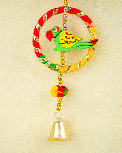 Parrot Thoran with Bell - Set of 2 - 15 inch - WBG2011