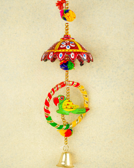 Parrot Thoran with Bell - Set of 2 - 15 inch - WBG2011