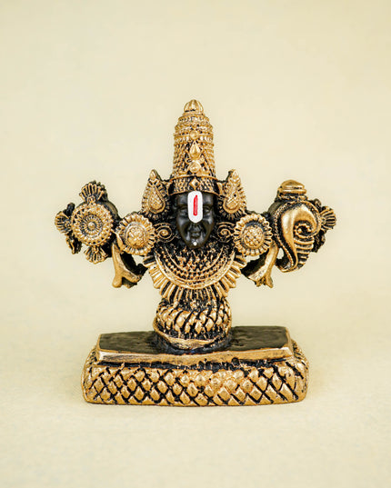 Polyresin Tirupathi Balaji Idol - 4 inch - WBG2013
