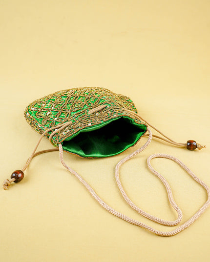 Potli Bag with Chamki Work - 8 inch - WBG2015