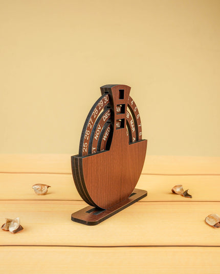 Wooden Desk Calendar - 6 inch - WBG2016