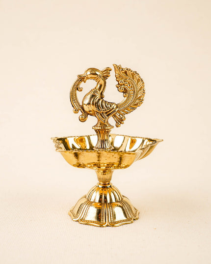 Brass Annapakshi Diya - 4 inch - WBG2018