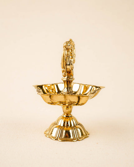 Brass Annapakshi Diya - 4 inch - WBG2018