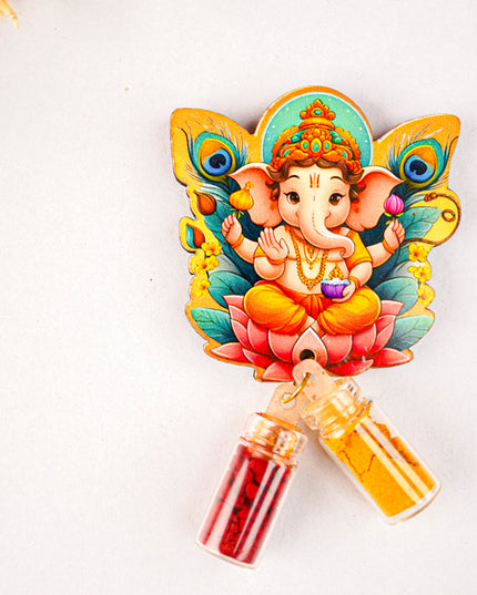 Ganesha Haldi Kumkum Set - WBG2023