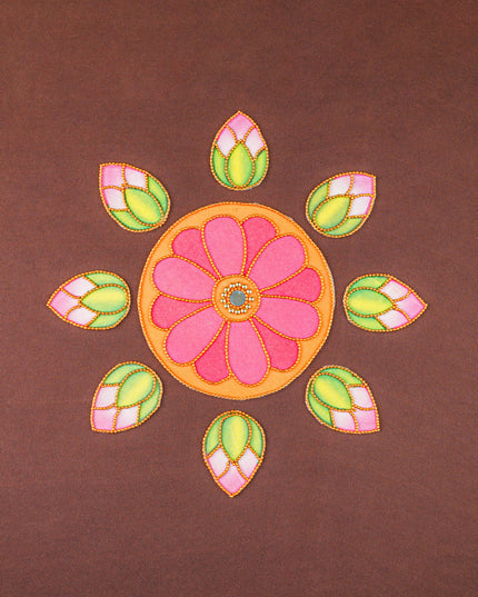 Rangoli - Flower with Set of 8 Buds - WBG2033