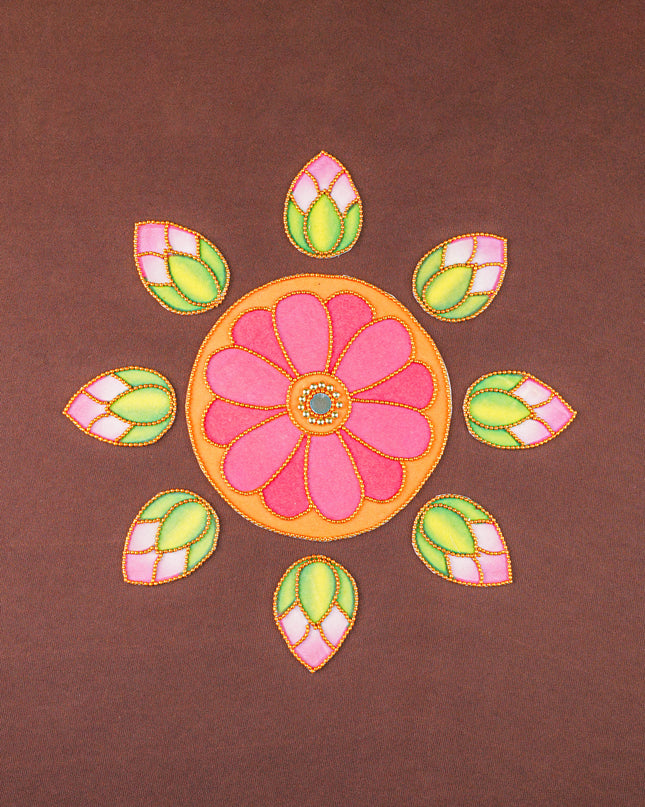 Rangoli - Flower with Set of 8 Buds - WBG2033