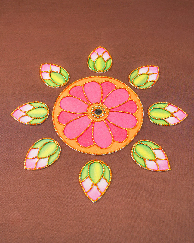 Rangoli - Flower with Set of 8 Buds - WBG2033