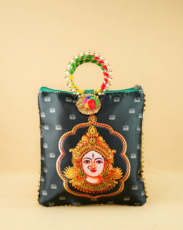 Amman Face Handbag - 9 inch - WBG2034