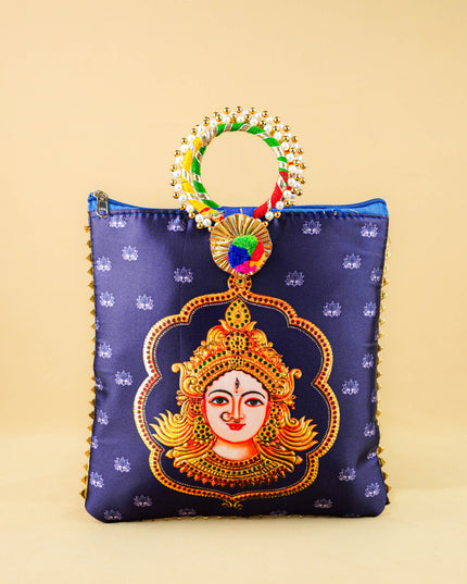 Amman Face Handbag - 9 inch - WBG2034
