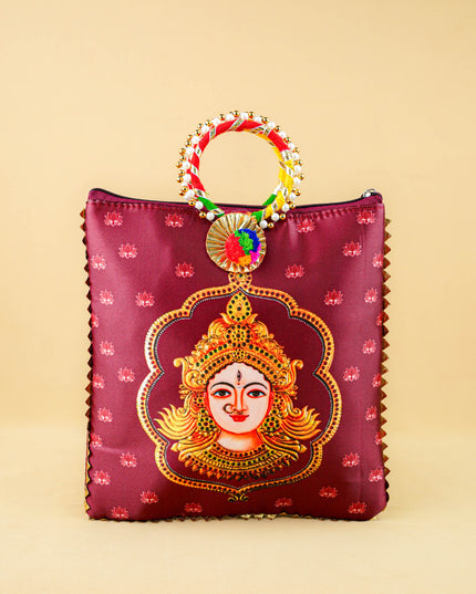 Amman Face Handbag - 9 inch - WBG2034
