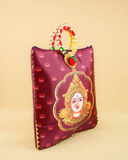 Amman Face Handbag - 9 inch - WBG2034