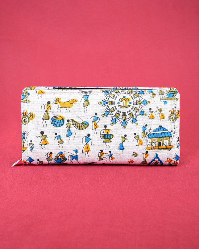 Warli Printed Purse - WBG2041
