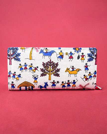 Warli Printed Purse - WBG2041