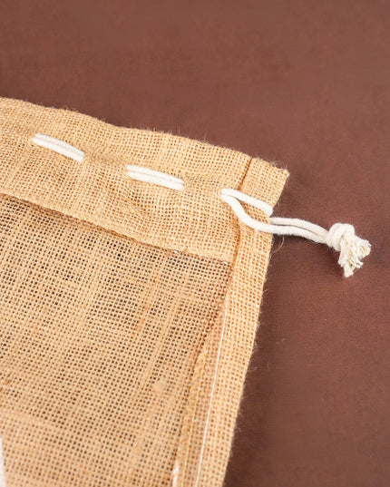 Jute Potli Bag - 12x10 inch - WBG2066