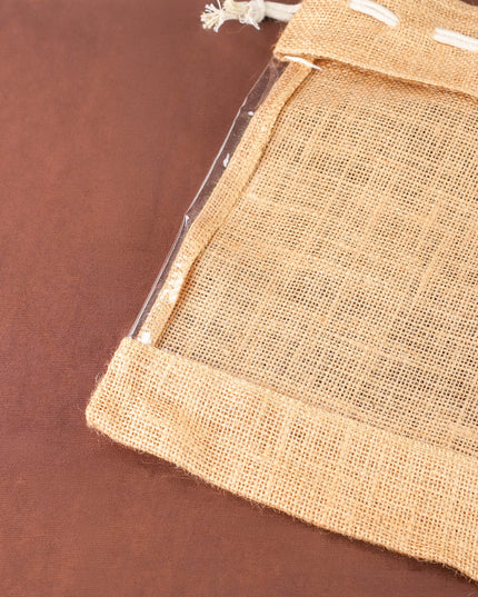 Jute Potli Bag - 12x10 inch - WBG2066
