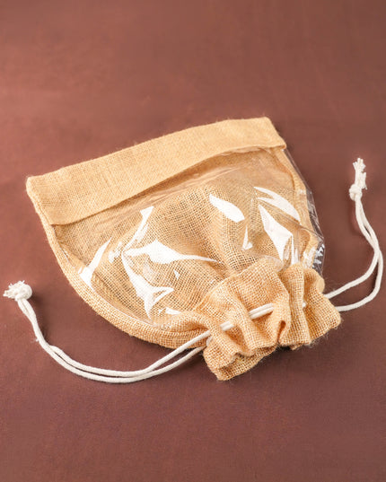 Jute Potli Bag - 12x10 inch - WBG2066