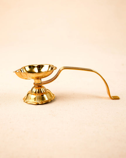 Brass Aarthi Diya - 5 inch - WBG2067