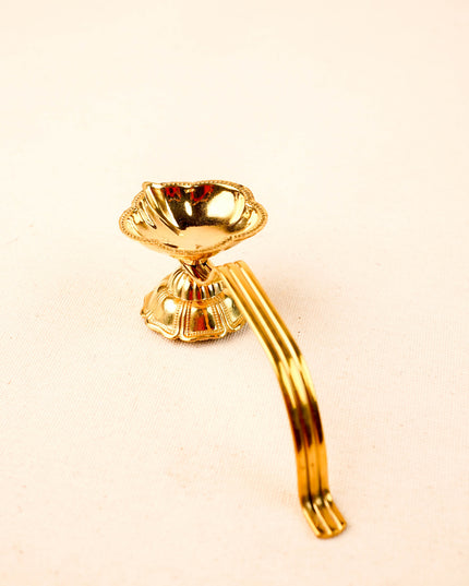 Brass Aarthi Diya - 5 inch - WBG2067