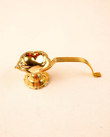 Brass Aarthi Diya - 5 inch - WBG2067