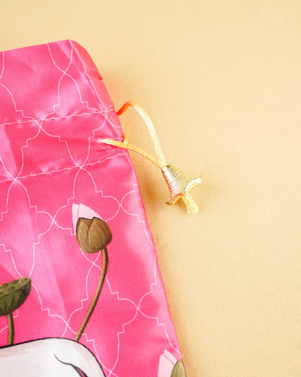 Pichwai String Bag - 10x8 inch - WBG2079-2