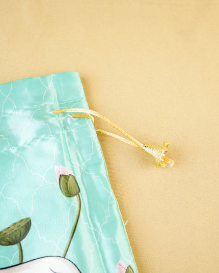 Pichwai String Bag - 10x8 inch - WBG2079-2