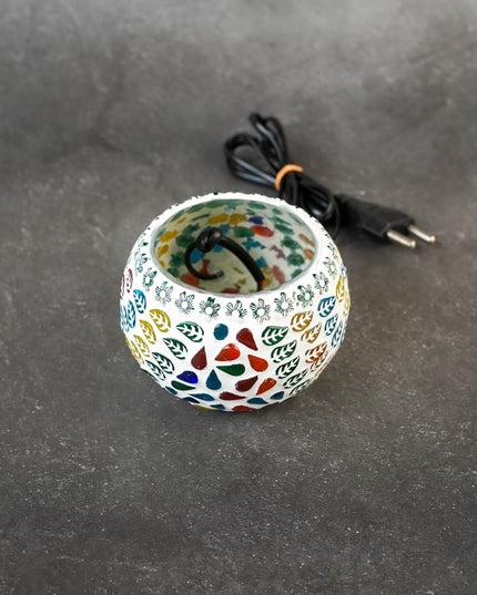 Cracked Mosaic Glass with Light - WBG2083