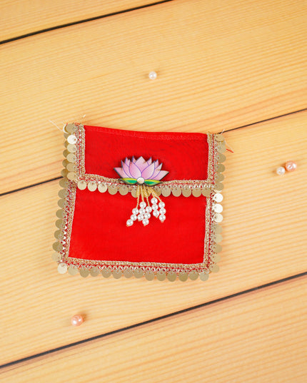Tissue Purse with Lotus - 5 inch - WBG2085