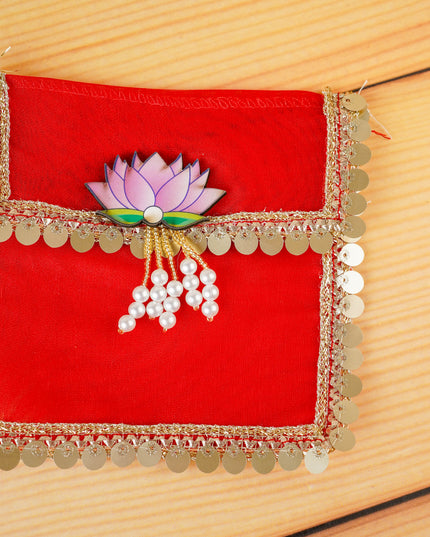 Tissue Purse with Lotus - 5 inch - WBG2085