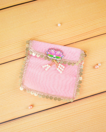 Tissue Purse with Lotus - 5 inch - WBG2085