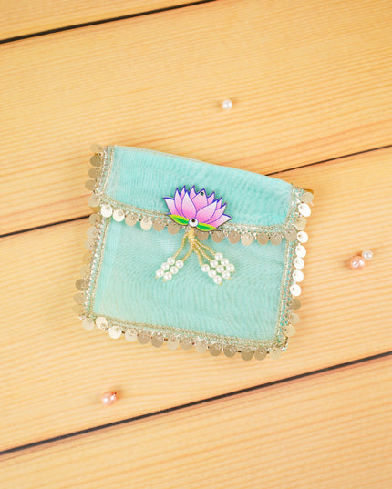 Tissue Purse with Lotus - 5 inch - WBG2085