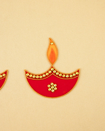 Rangoli - Set of 2 Diya - 3 inch - WBG2090