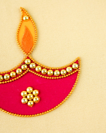 Rangoli - Set of 2 Diya - 3 inch - WBG2090
