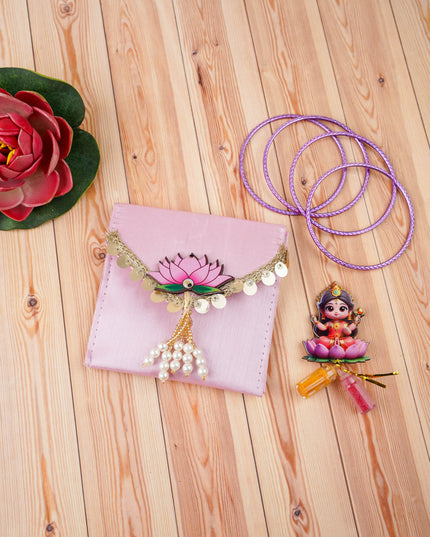 Designer Purse - Haldi Kumkum & Bangles - WBG2095
