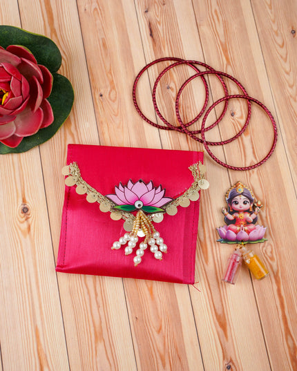 Designer Purse - Haldi Kumkum & Bangles - WBG2095