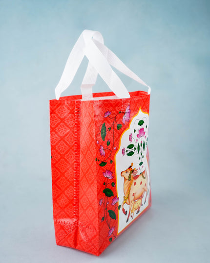 Non Woven Bag - Pichwai Print - 11x9 inch - WBG2103