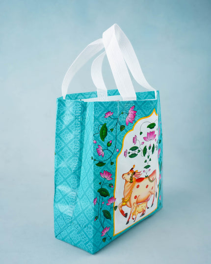 Non Woven Bag - Pichwai Print - 11x9 inch - WBG2103