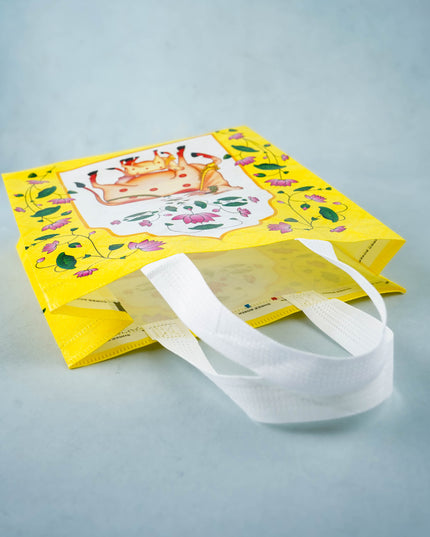 Non Woven Bag - Pichwai Print - 11x9 inch - WBG2103