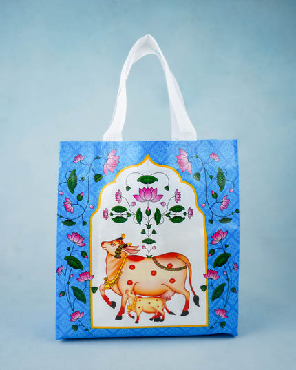 Non Woven Bag - Pichwai Print - 11x9 inch - WBG2103