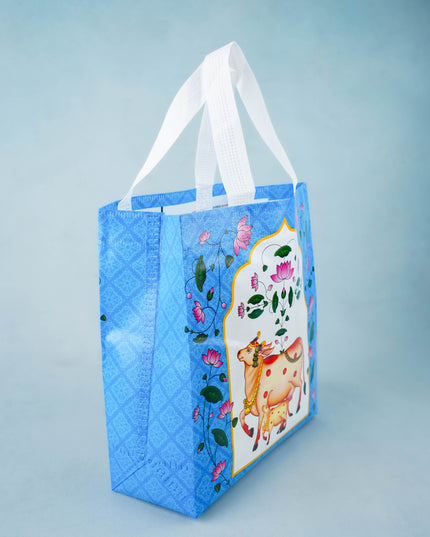 Non Woven Bag - Pichwai Print - 11x9 inch - WBG2103