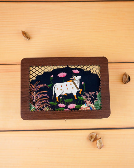 Pichwai Dry Fruit Box - 7x5 inch - WBG2106